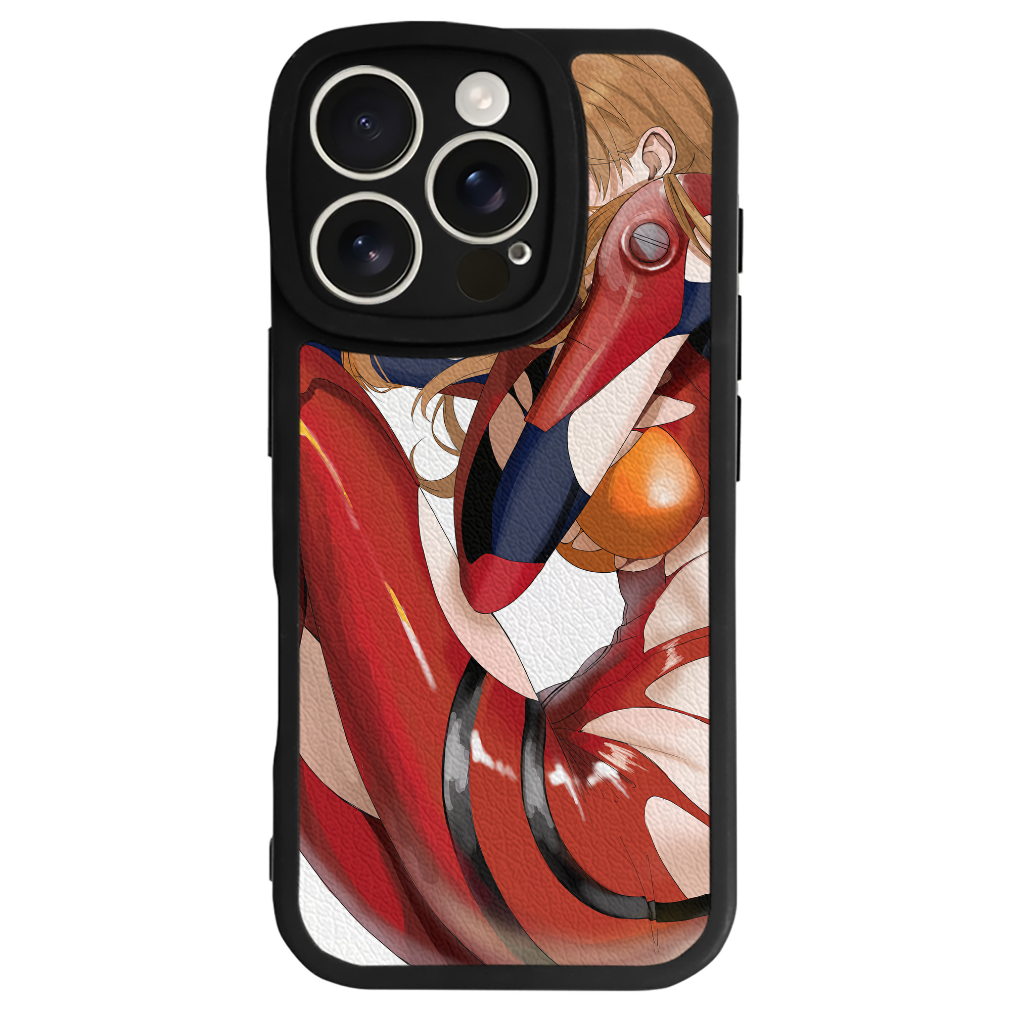 （画像用） EVA 新世紀エヴァンゲリオン 【iPhone 16シリーズ対応】シリコンスマホケース（レザー調） 材質：シリコン